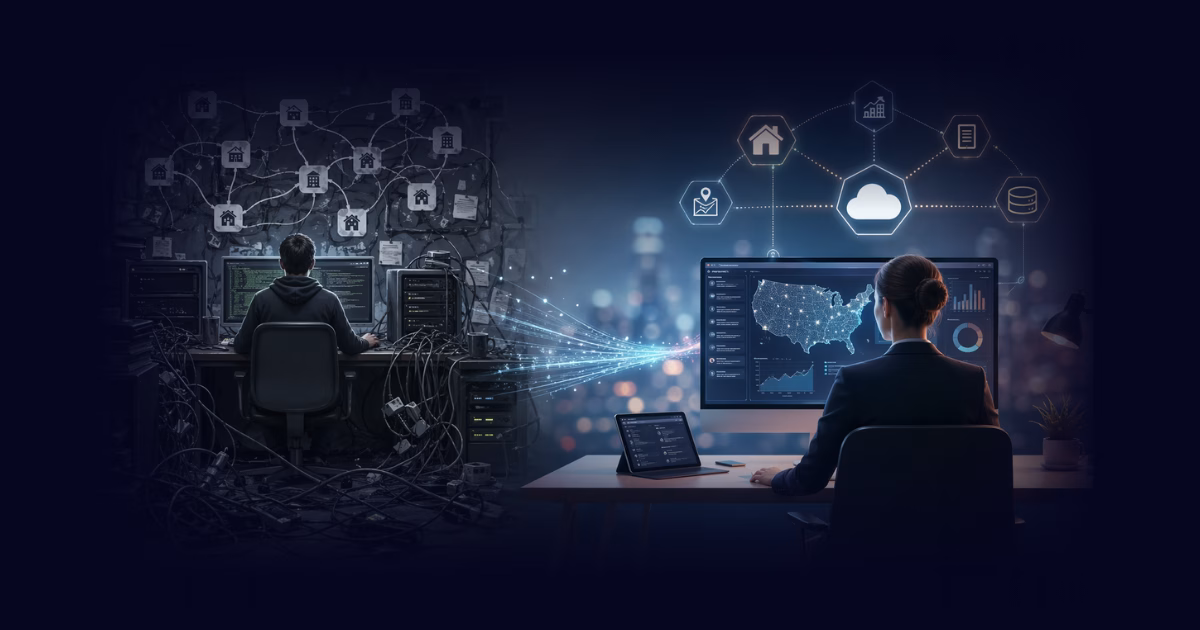proptech real estate data infrastructure evolution